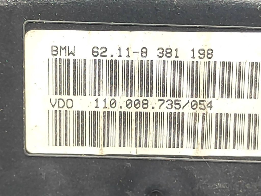 BMW 5 E39 2003 LHD Diesel speedometer instrument cluster 62118381198