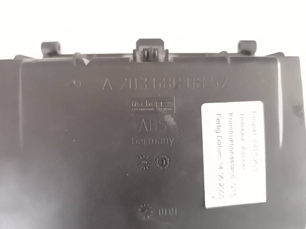 Mercedes-Benz C W203 2001 Front ashtray insert A2036800852