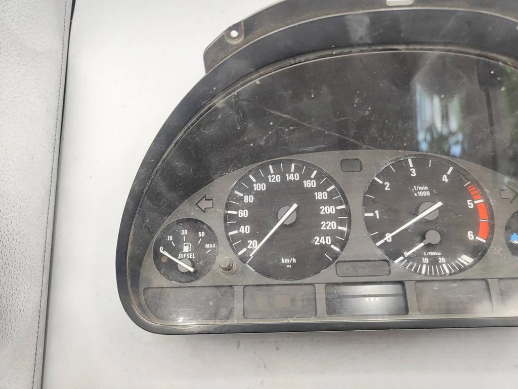 BMW 5 E39 2003 LHD Diesel speedometer instrument cluster 62118381198