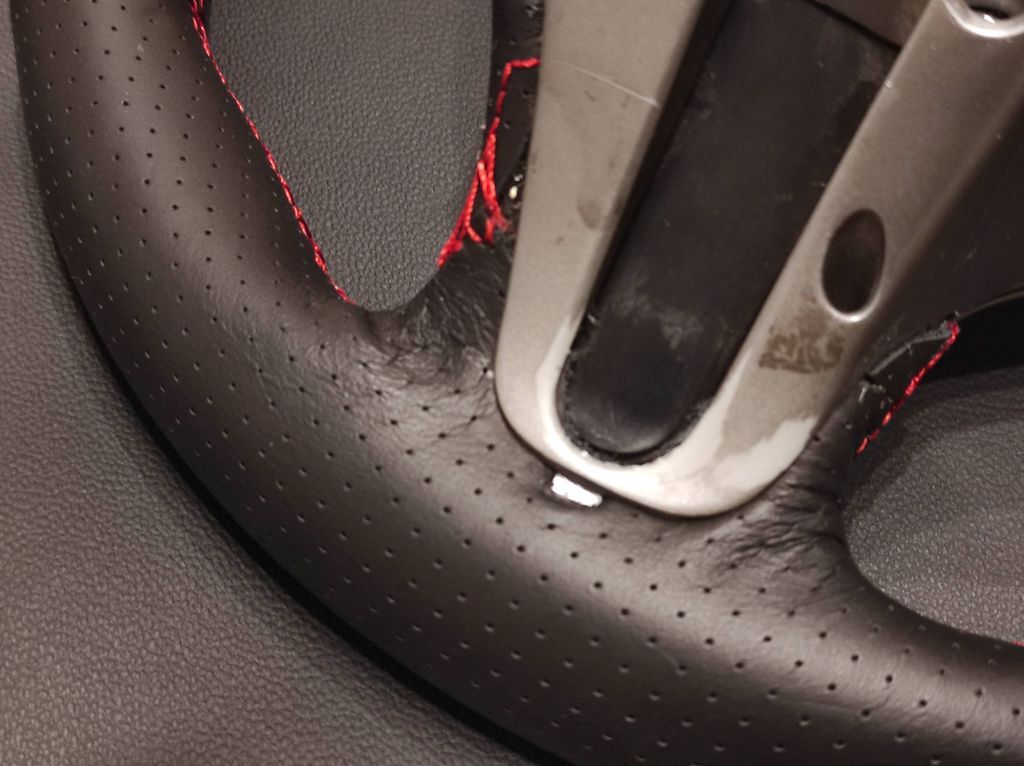 Honda Civic 8 FN 2007 Steering wheel / NEW LEATHER