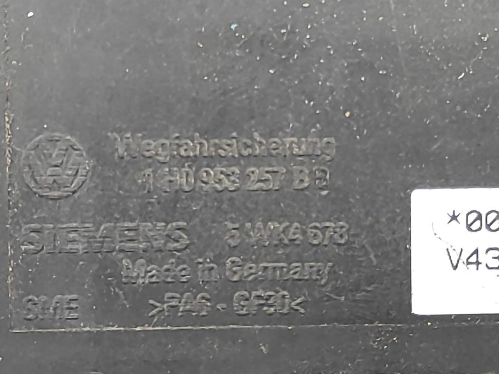 Volkswagen Golf III 1998 Immobilizer control unit module 1H0953257BB