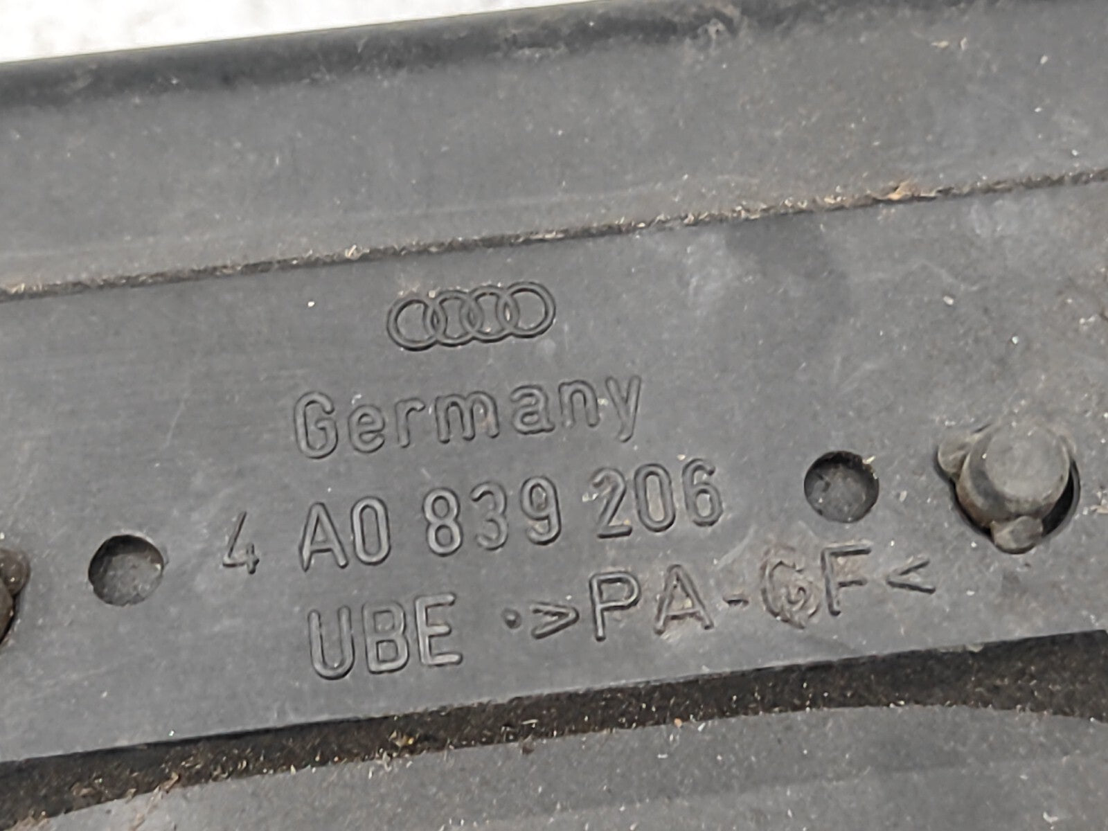 Audi A4 B5 1999 Rear Right Door Handle 4A0839206