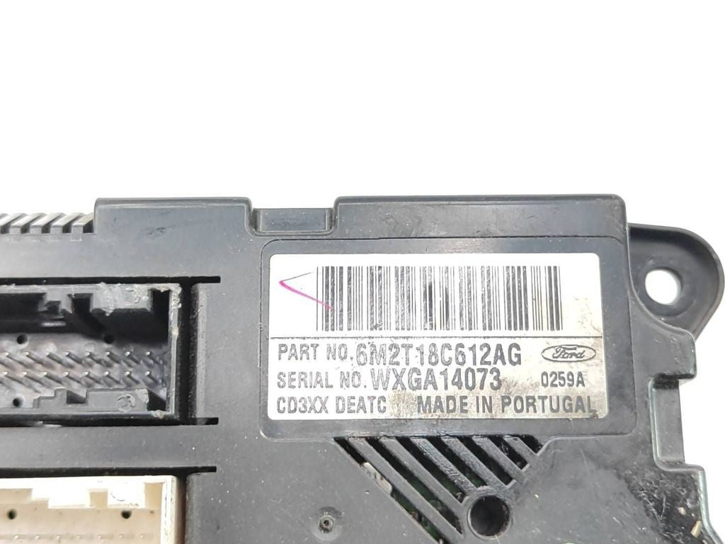 Ford S-MAX 2009 Climate control unit module 6M2T18C612AG