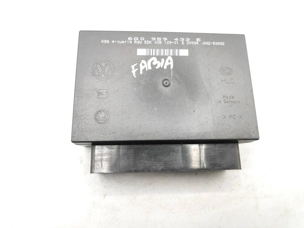 Volkswagen Polo 2003 Comfort convenience body module 6Q0959433E