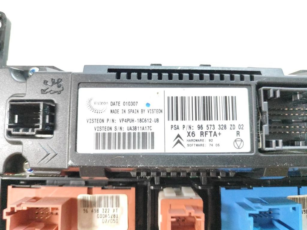 Citroen C6 2006 Interior AC Climate control unit module 96573328ZD