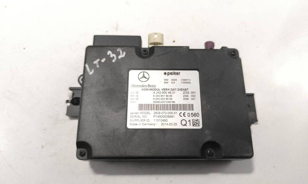Mercedes-Benz A W176 2014 Phone control unit module A2429004801