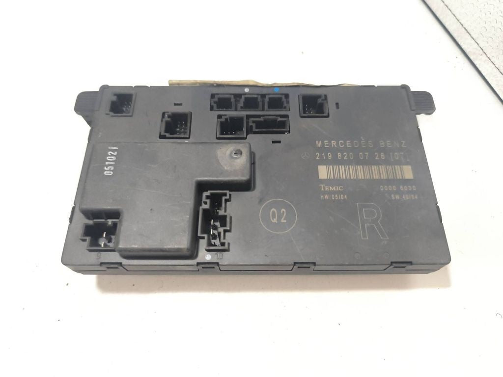 Mercedes-Benz CLS C219 2004 door control unit module 2198200726