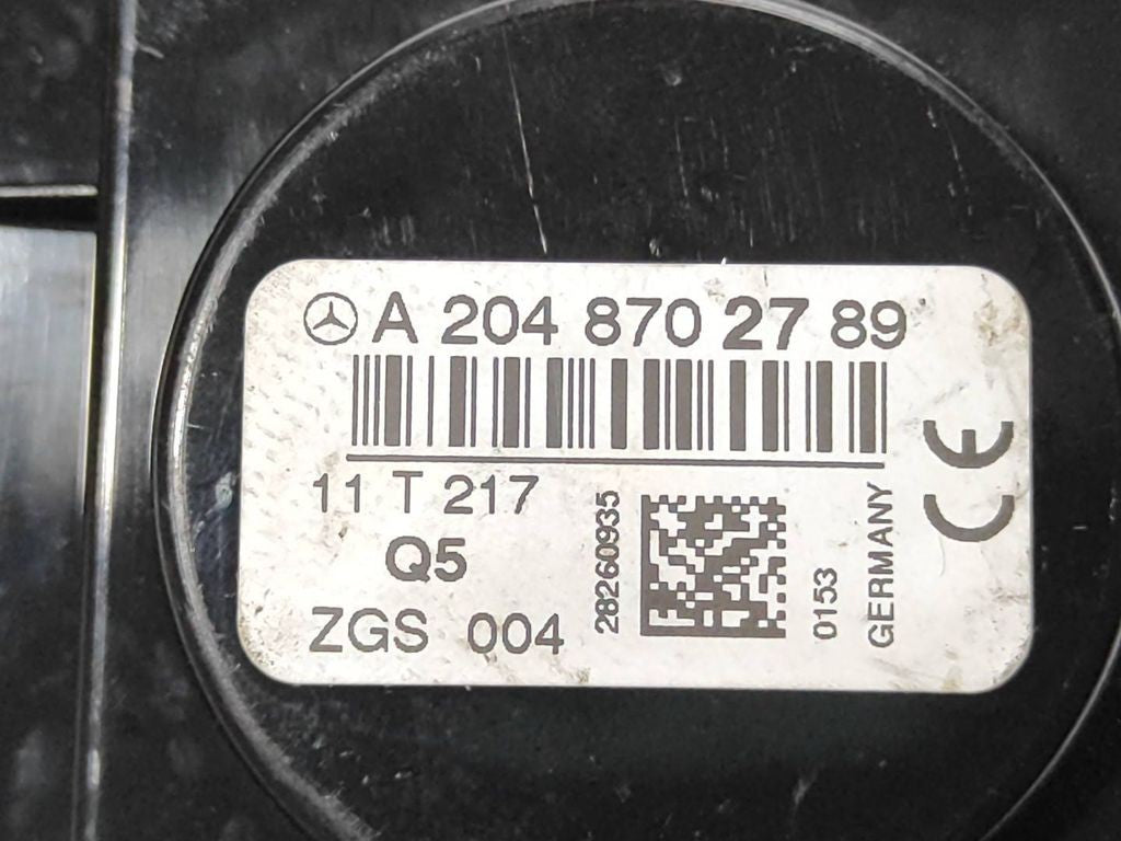 Mercedes-Benz C W204 2007 Aerial antenna amplifier A2048702789