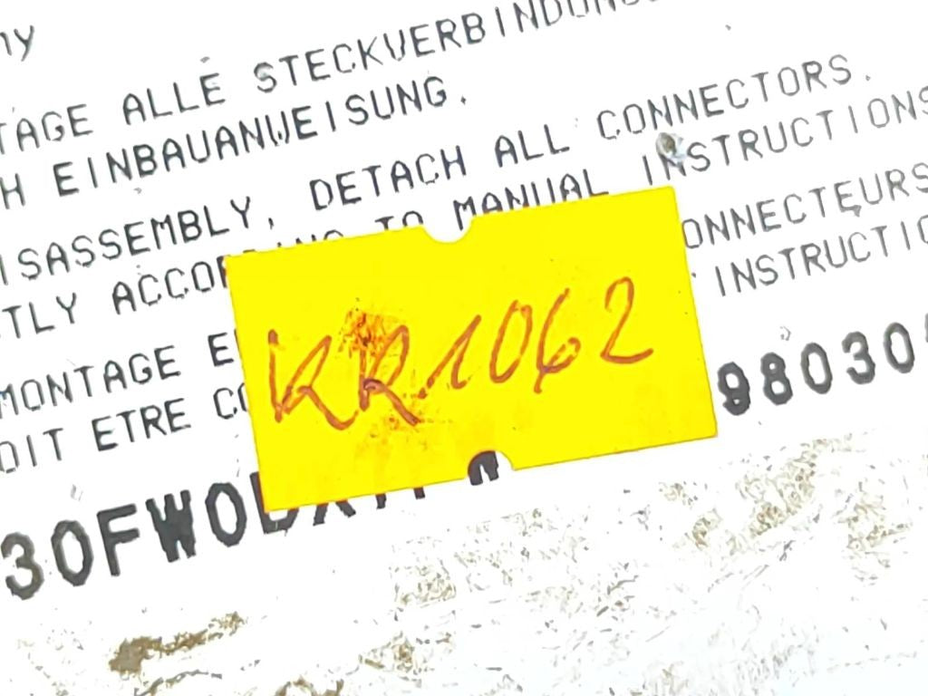 Volkswagen Golf IV 2002 Safety Control unit module 1J0909609