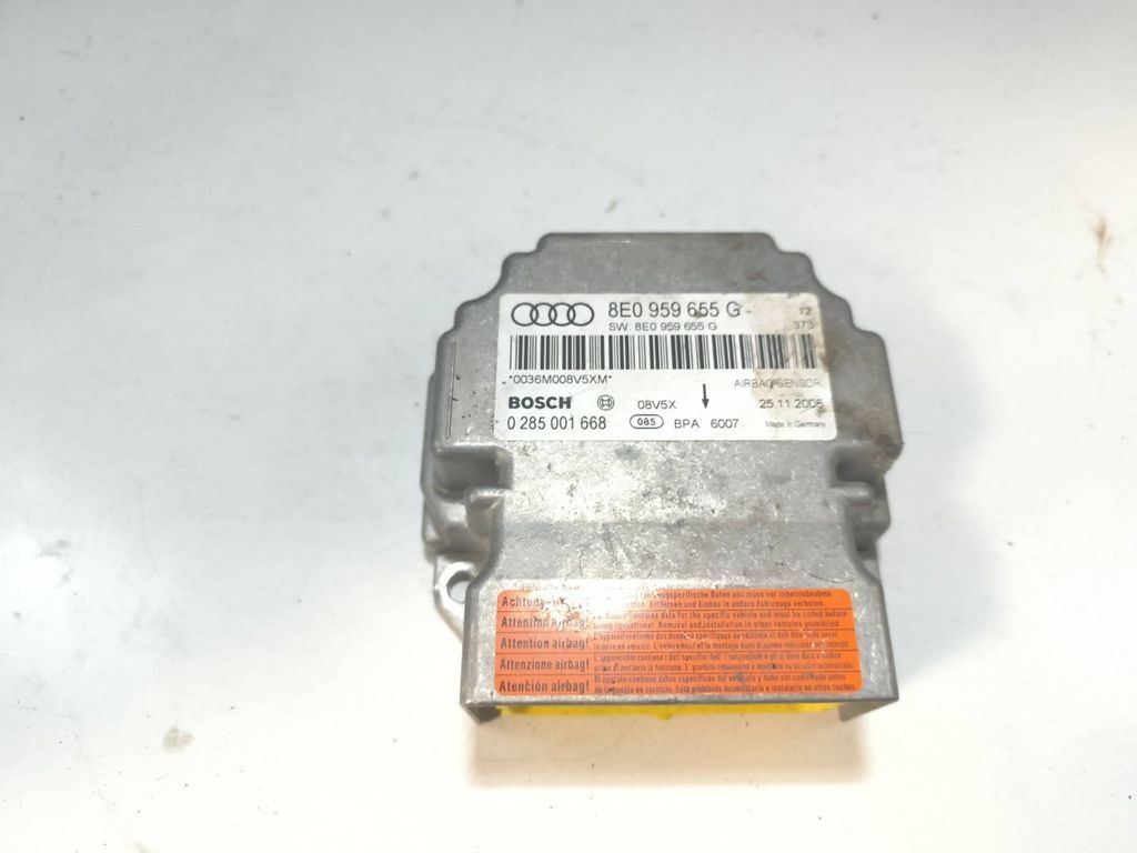 Audi A4 S4 B6 8E 8H 2002 Safety Control unit module 8E0959655G