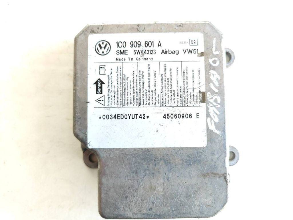 Volkswagen PASSAT B5 1996 Safety Control unit module 1C0909601A