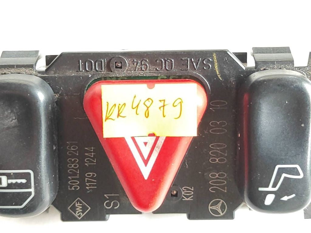 Mercedes-Benz E W210 1998 Hazard light switch 2088200310