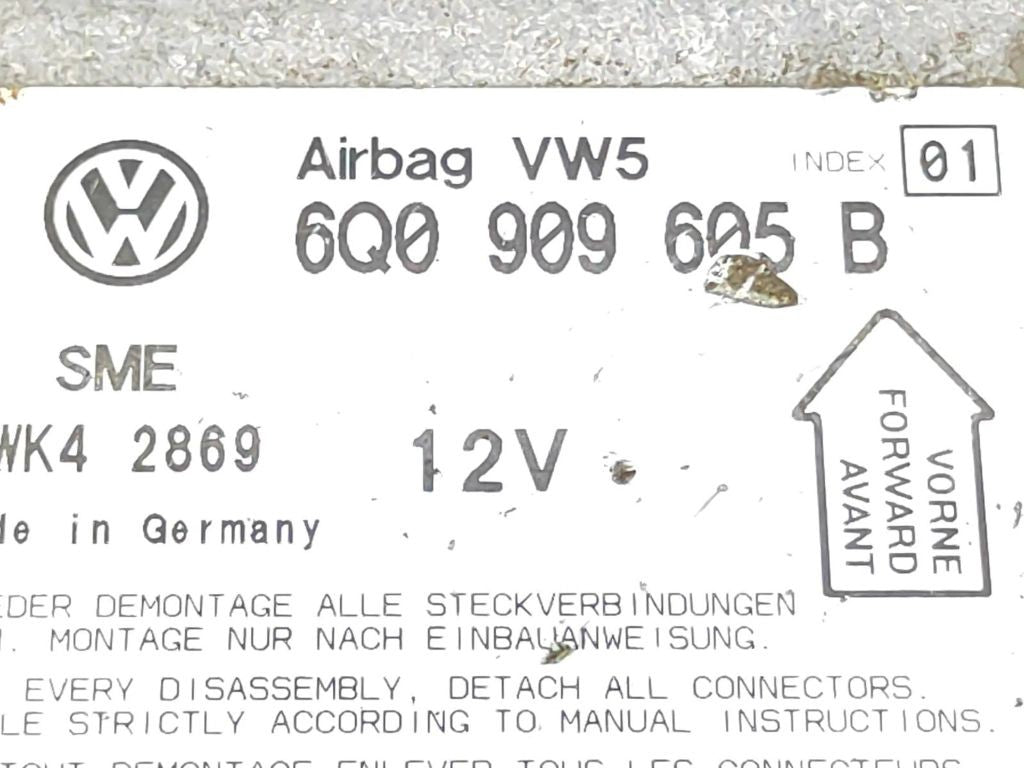 Volkswagen VW PASSAT B5 1.9TDI 1998 Safety Control unit module 6Q0909605B