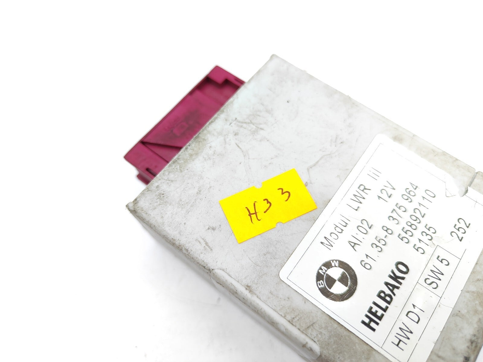 BMW 5 SERIES E39 2002 Headlight Control Unit Module 8375964 61358375964