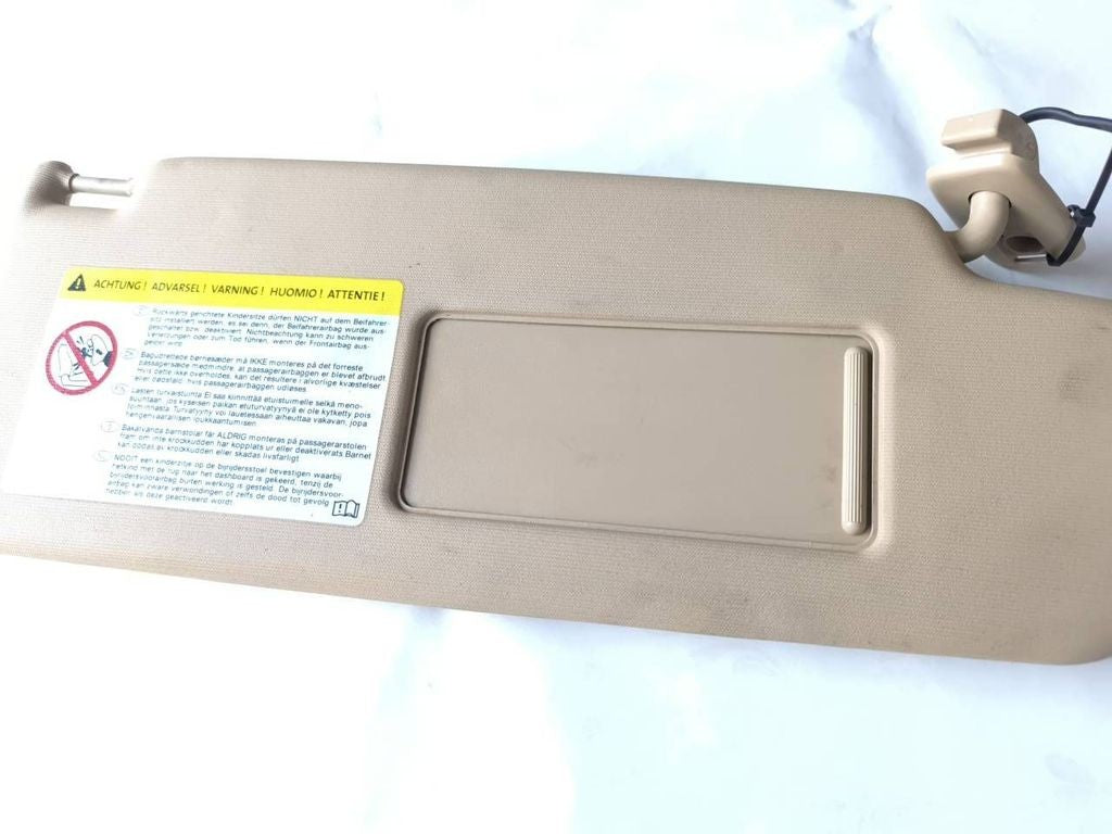 Volkswagen PASSAT B6 2007 LHD Right sun visor 3C0857552L