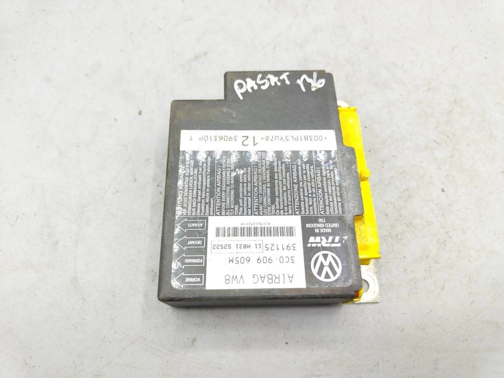 Volkswagen VW PASSAT B6 2006 Safety Control unit module 3C0909605M