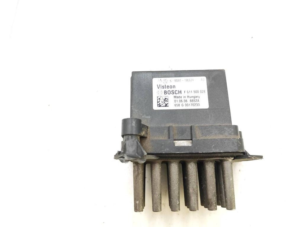 Ford S-MAX 2009 Heater regulator blower fan resistor 6G9T19E624AD