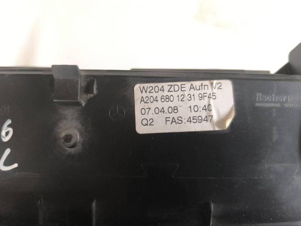 Mercedes-Benz C W204 2008 RHD Dashboard LCD screen display A2048204297