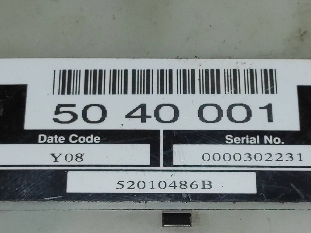 Saab 9-5 2.0T 110kW Petrol 2000 Comfort convenience body module 52010486B