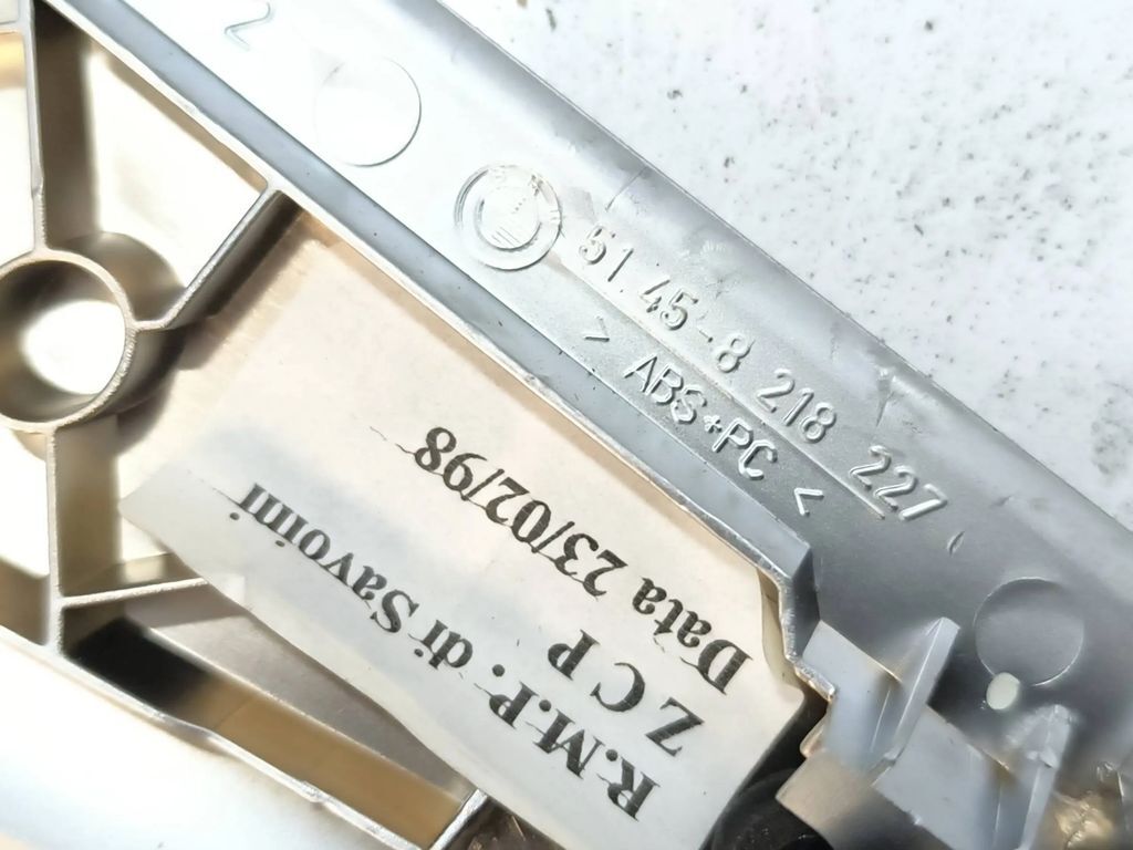 BMW 3 E46 2000 LHD Front Panel Dash dashboard trim 51458218227