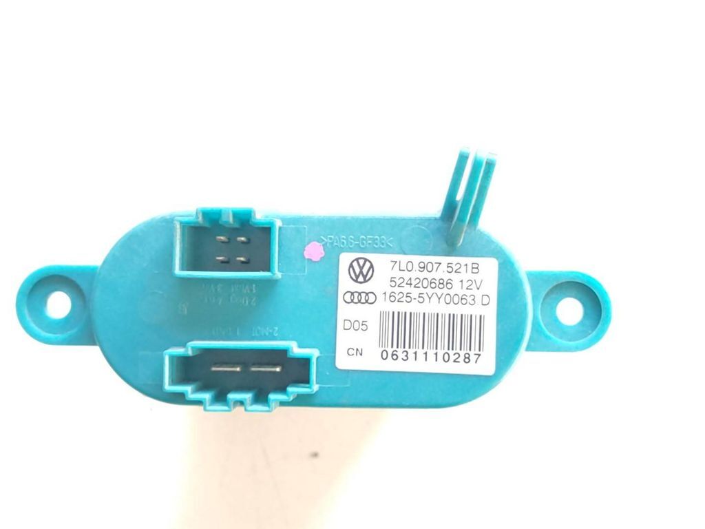 Volkswagen Touareg I 2010 Heater regulator blower fan resistor 7L0907521B