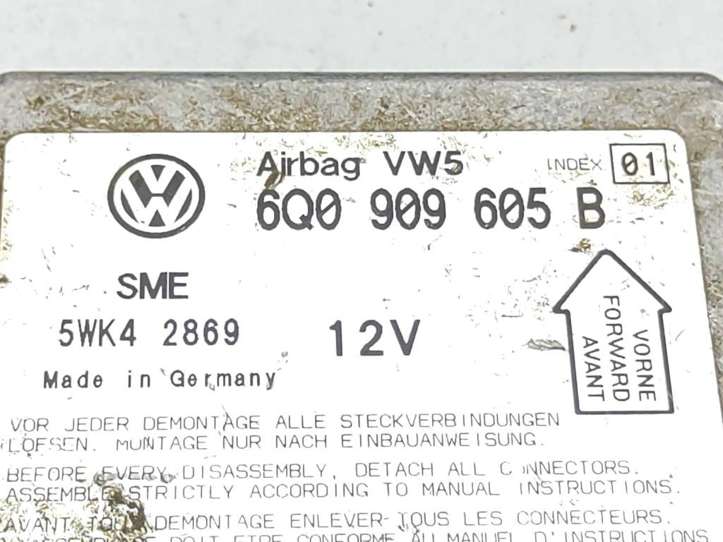 Volkswagen VW PASSAT B5 1.9TDI 1997 Safety Control unit module 6Q0909605B
