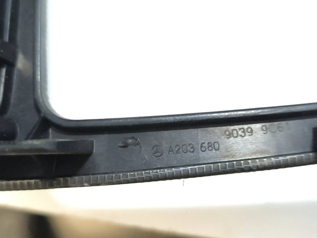 Mercedes-Benz C W203 2002 Front Center Panel AC heater control trim A203680