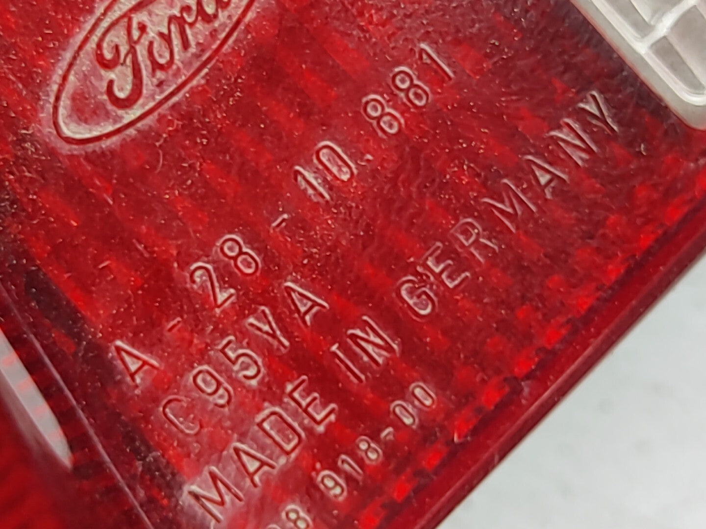 Ford Fiesta 1991 LHD Rear Right Side Taillight Lamp Light 89FG13N004AA