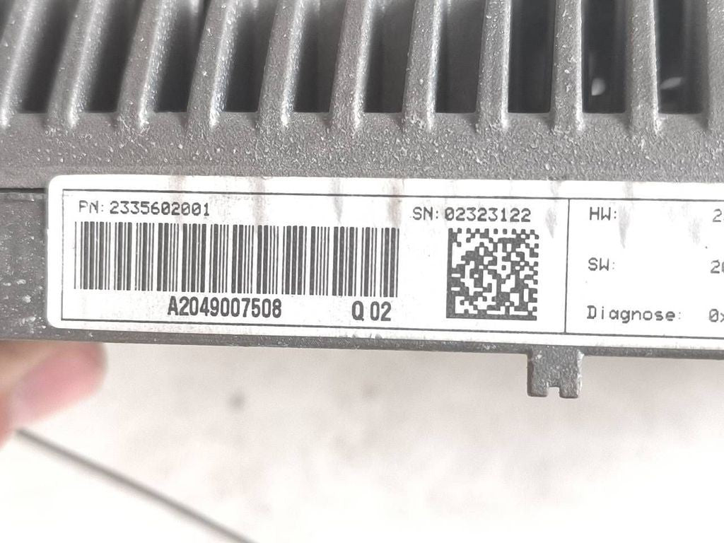 Mercedes-Benz C W204 2008 Dashboard screen display A2049007508