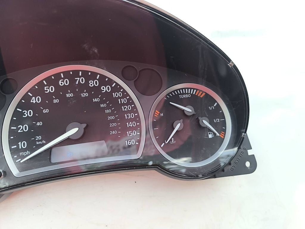 Saab 9-3 Ver2 2003 Petrol speedometer instrument cluster P12800514
