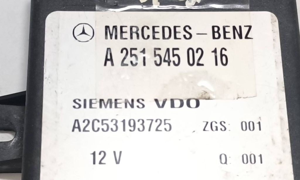 Mercedes-Benz R W251 2007 Suspension control unit module A2515450216