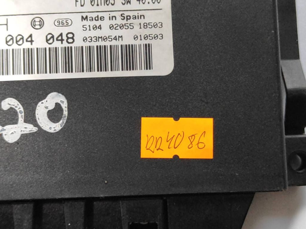 Mercedes-Benz S W220 2001 Parking PDC control unit module A0295456132