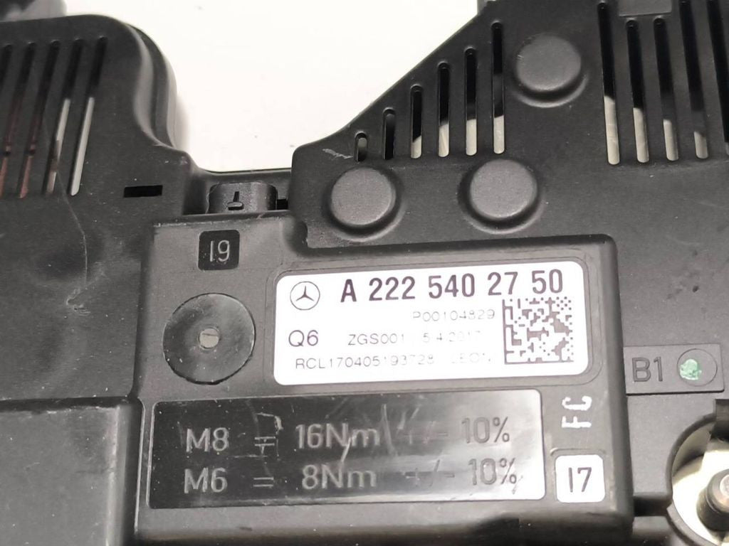 Mercedes-Benz S W222 2014 Positive wiring loom A2225402750