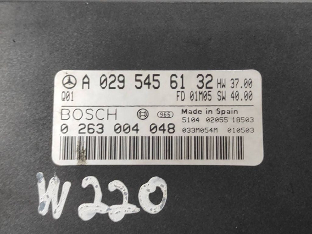 Mercedes-Benz S W220 2001 Parking PDC control unit module A0295456132