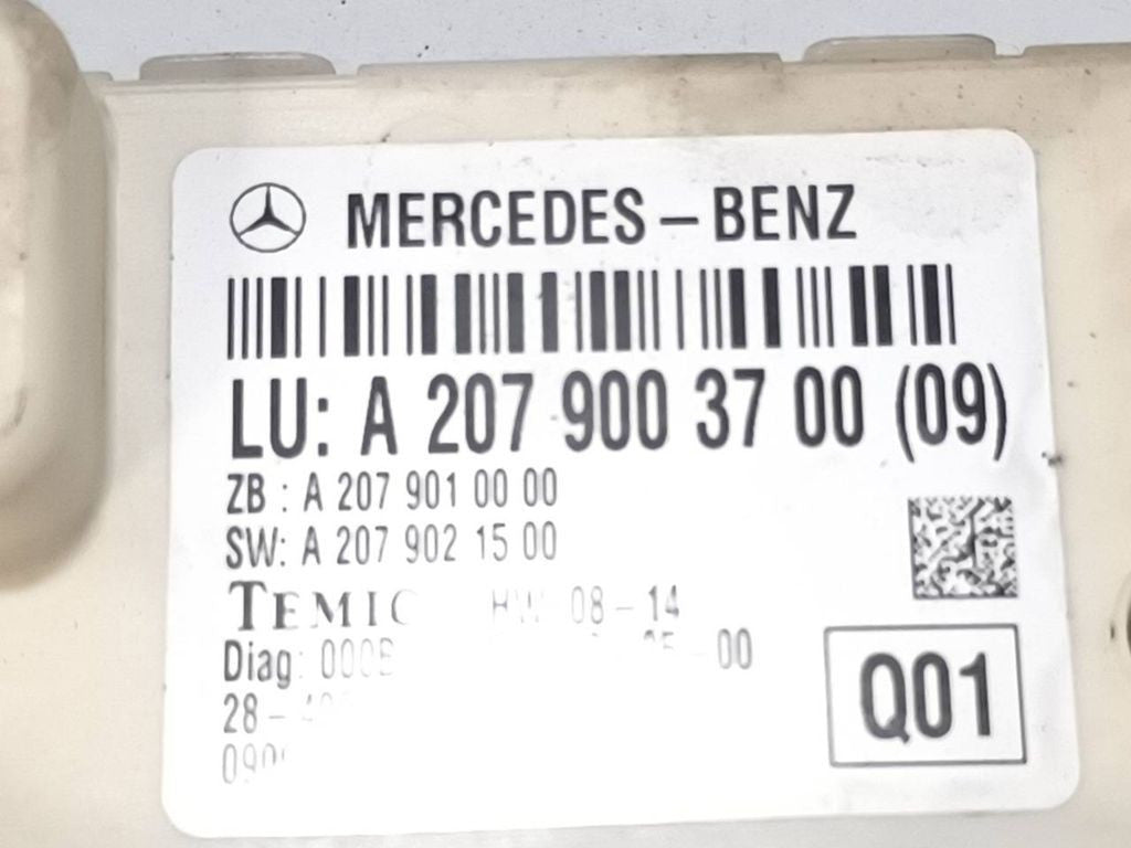 Mercedes-Benz E C207 W207 2011 Window control relay A2079003700