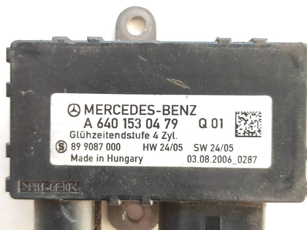 Mercedes-Benz A W169 2008 Glow plug pre heat relay A6401530479