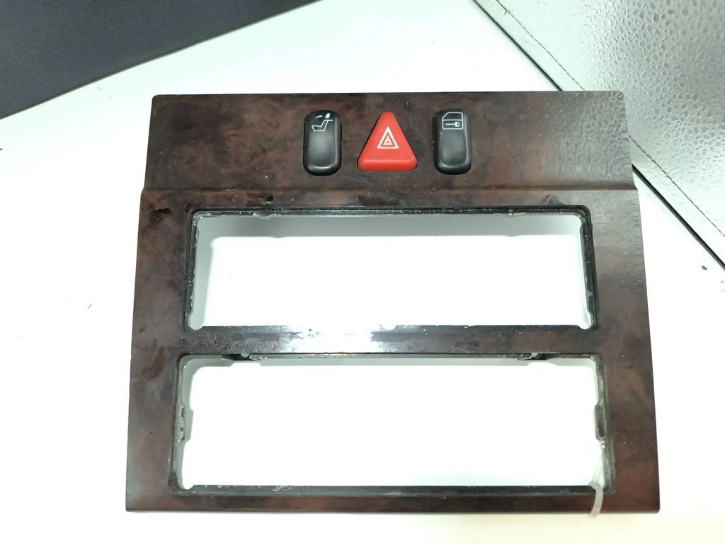 Mercedes-Benz E W210 1996 Wooden AC heater control trim A2106830508 