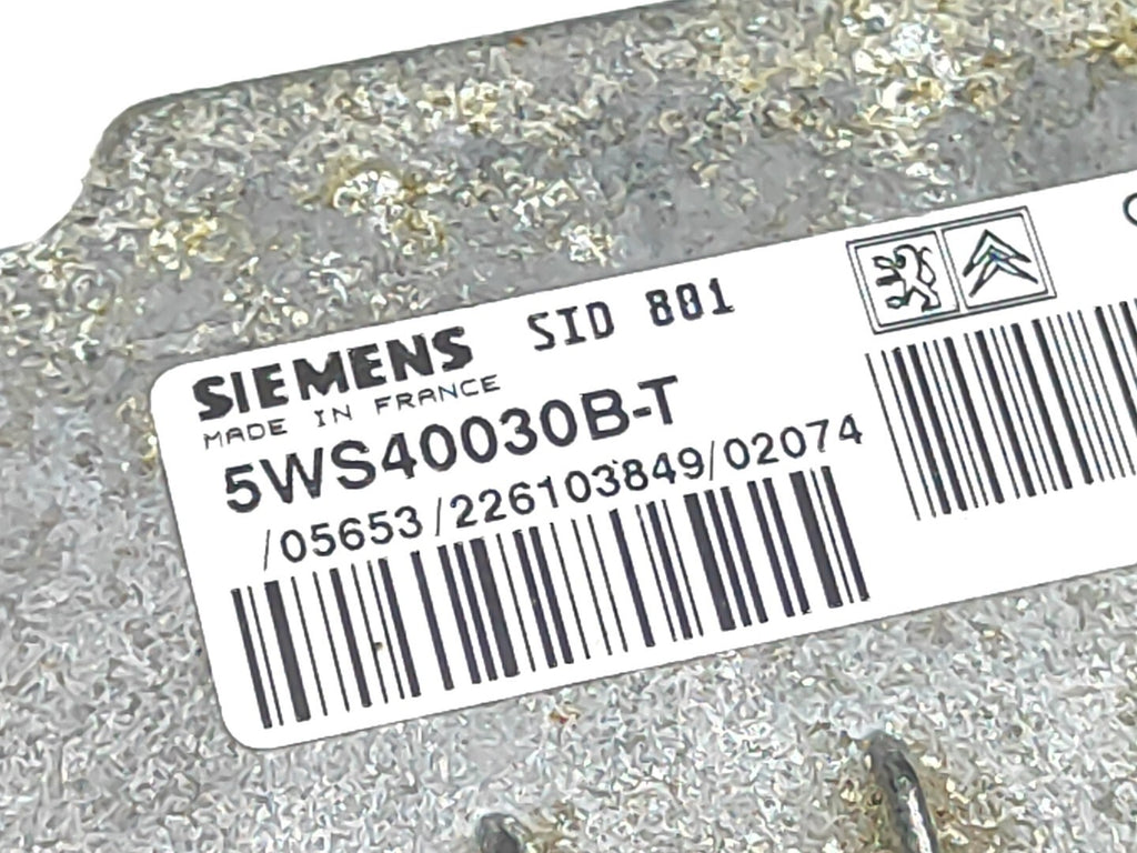 Peugeot 307 2.0HDI 2001 Engine Control ECU SW9646449280 5WS40030BT