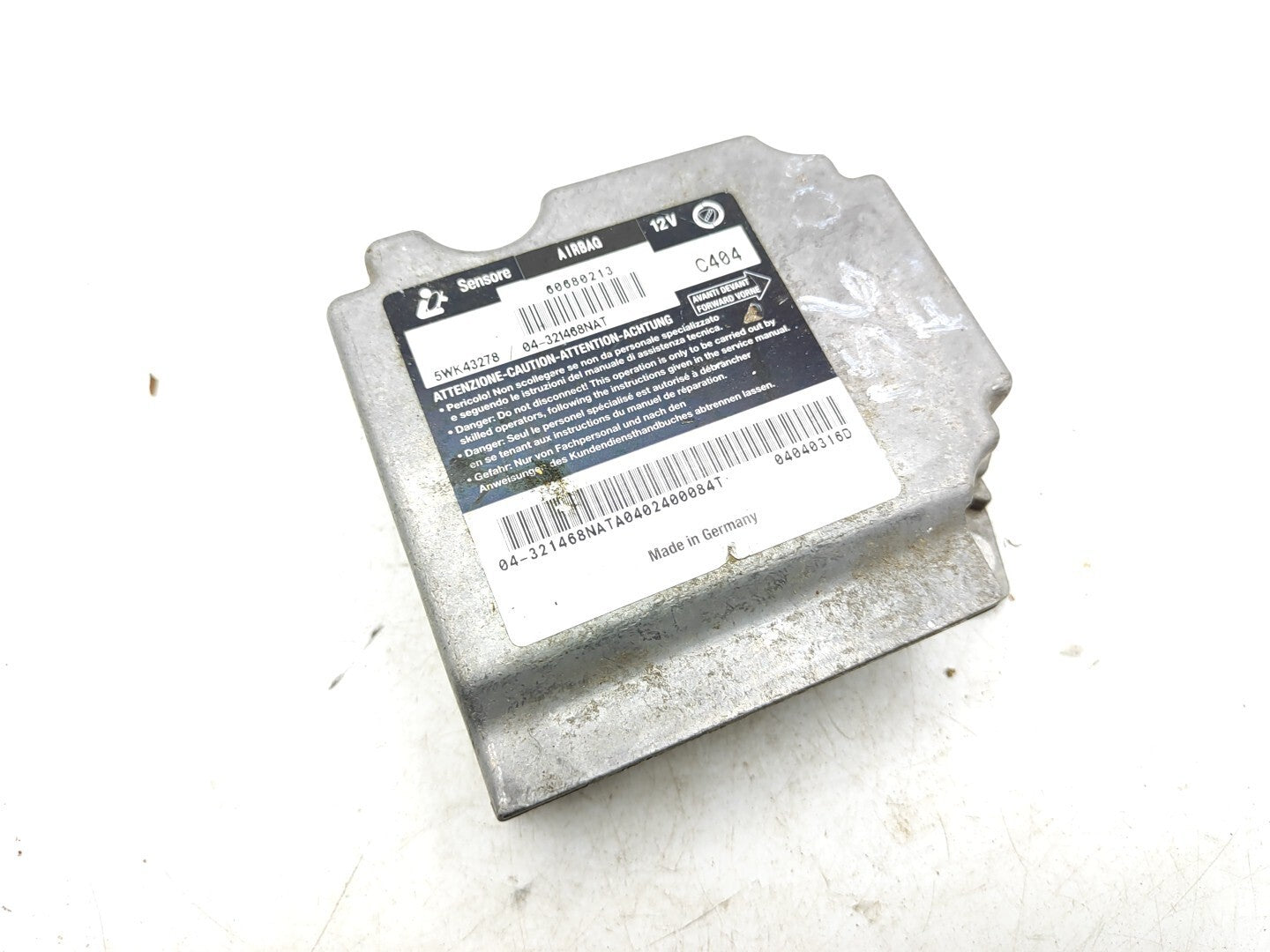 Alfa Romeo 156 2003 Safety Control Module ECU 60680213