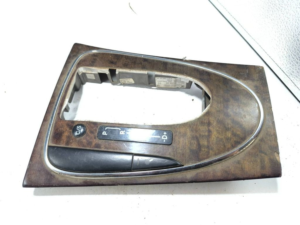 Mercedes-Benz E W211 2007 Gear shifter surround trim plastic 2118214251 