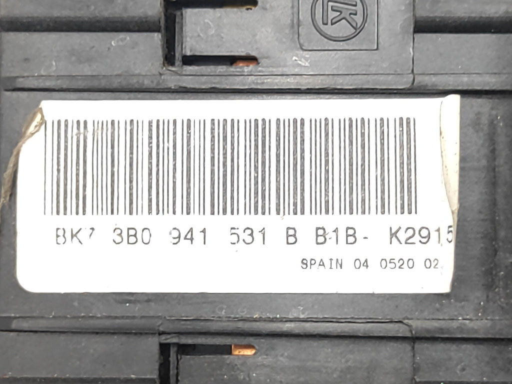 Volkswagen Passat B5 1999 Headlight Control Switch Button 3B0941531B