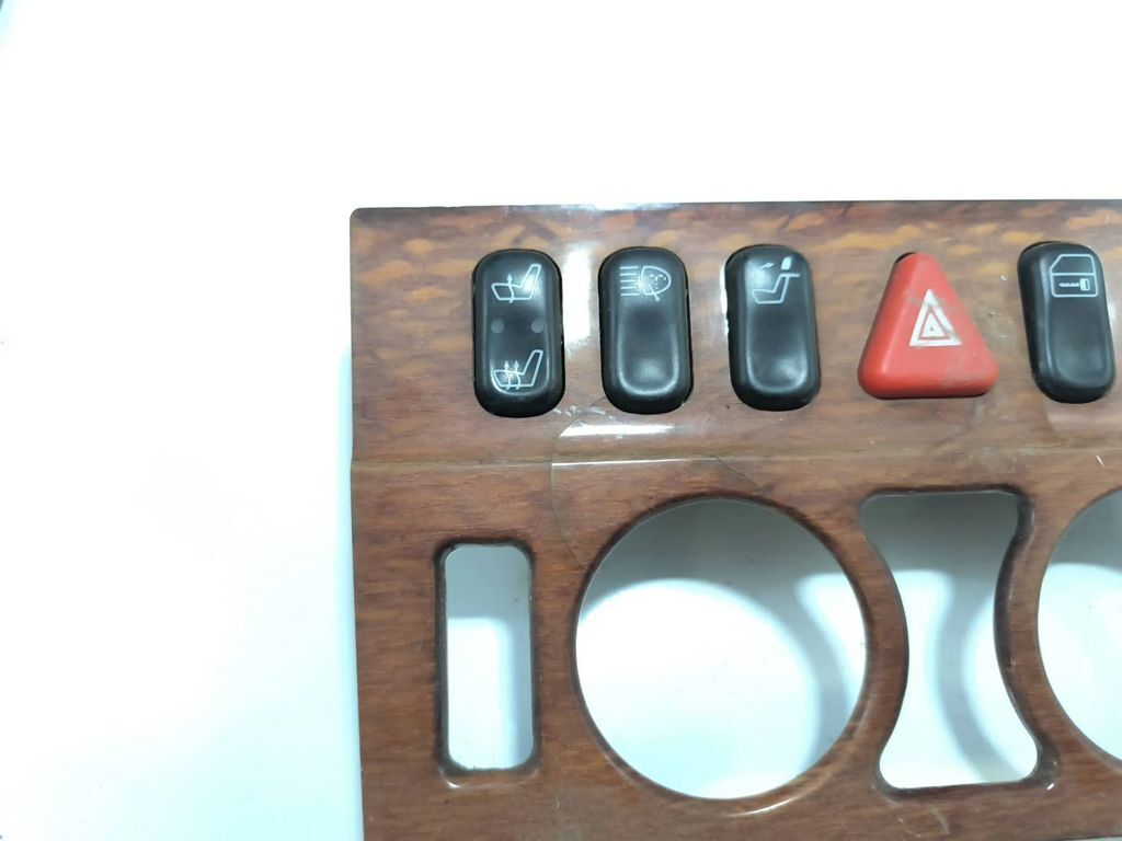 Mercedes-Benz E W210 1996 Wooden AC heater control trim A2106830308 