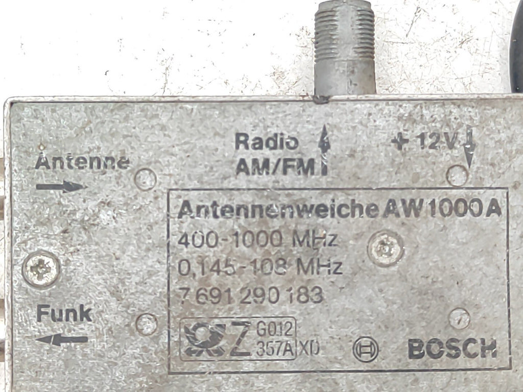 BMW E30 3 Series Radio Antenna Amplifier Module 7691290183 BOSCH