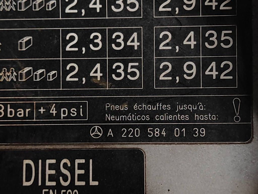 Mercedes-Benz S W220 2003 Fuel tank cap A2205840139 Diesel 