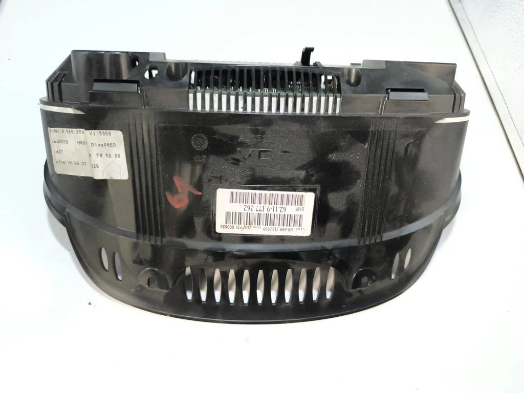 BMW 5 E60 E61 2007 RHD Diesel speedometer instrument cluster 62119177262