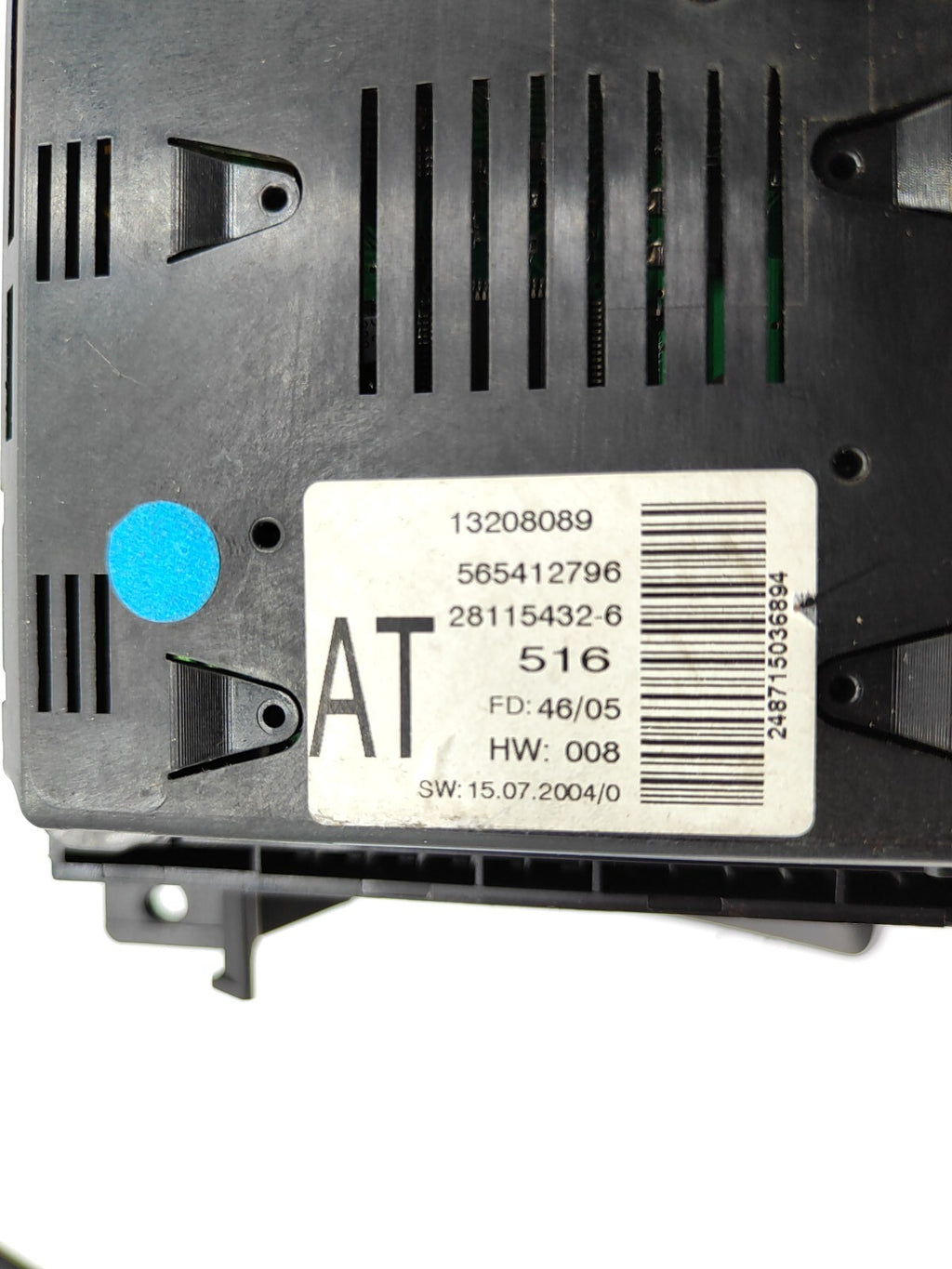Opel Astra H 2004 Front Dashboard Screen Display 13208089 565412796