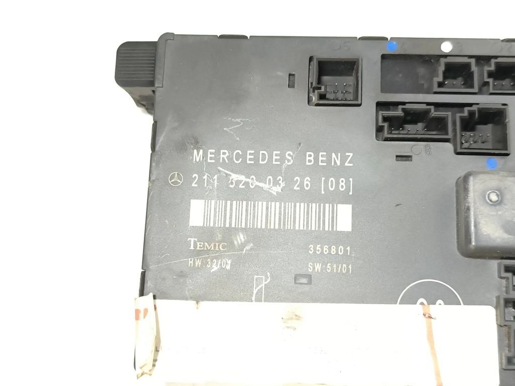 Mercedes-Benz E W211 2003 door control unit module 2118200326 