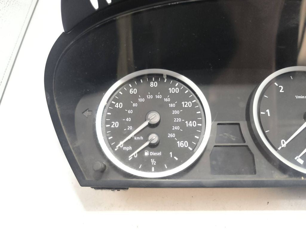 BMW 5 E60 E61 2009 Diesel speedometer instrument cluster 6947364 
