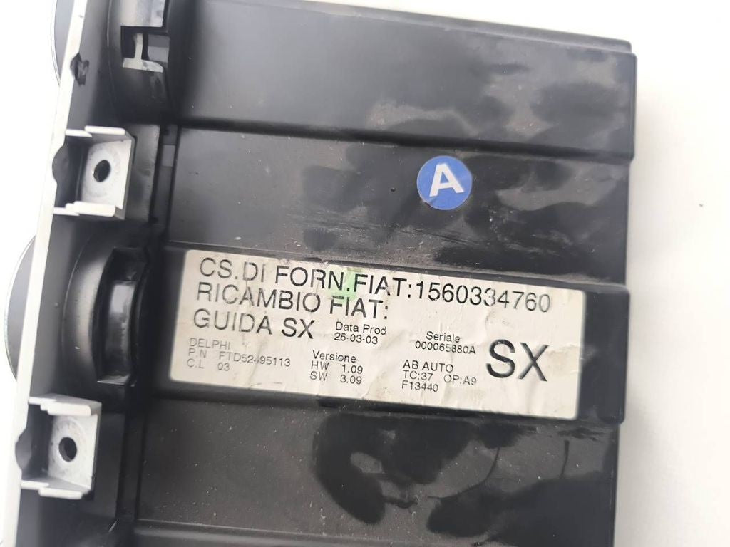 Alfa Romeo 156 1.9JTD SW 2003 Climate control unit module 1560334760 