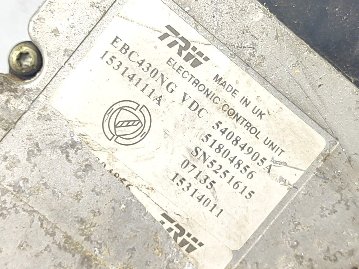 Alfa Romeo 159 SW 1.9JTDm 2008 ABS Brake Pump Module 51804856 15134111A